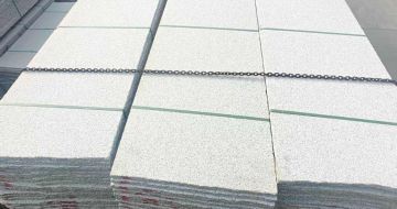 抚顺芝麻白毛板，石材毛板