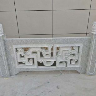 抚顺芝麻白河道栏杆 桥栏杆