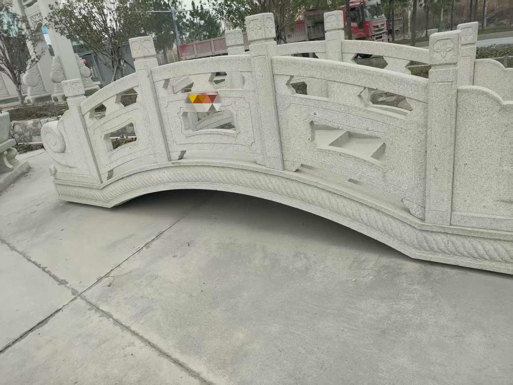 抚顺芝麻白拱桥，石桥