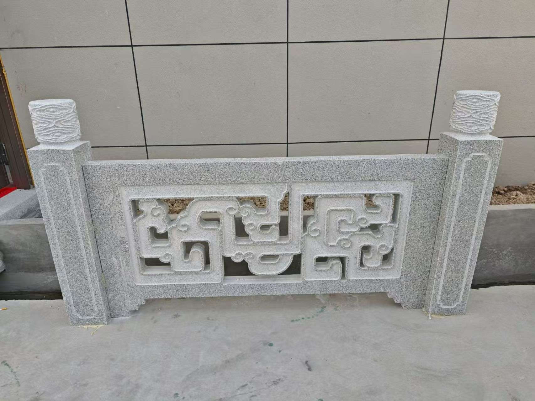 抚顺芝麻白河道栏杆 桥栏杆