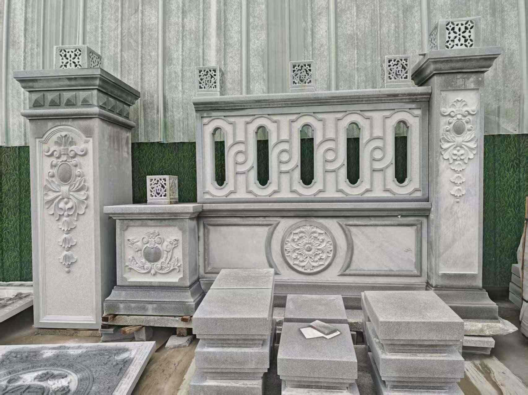 抚顺芝麻灰异形别墅门头